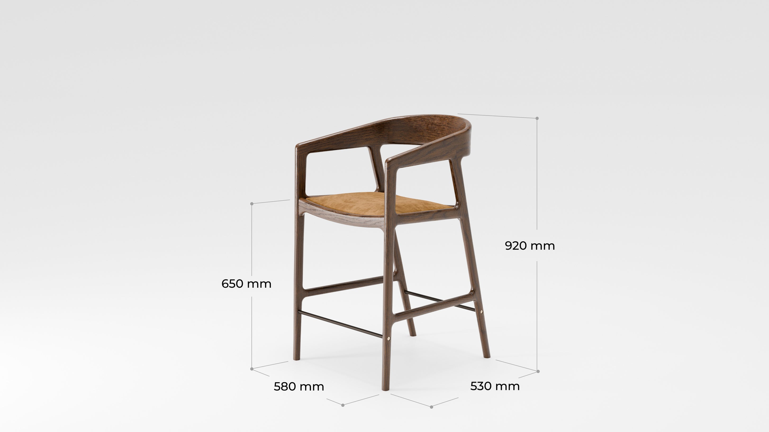 Semi - bar Stool Ossola